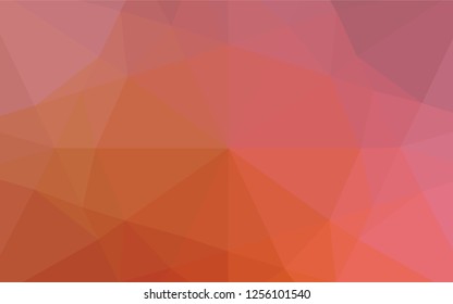 Light Red vector blurry hexagon template. A sample with polygonal shapes. A completely new design for your business.