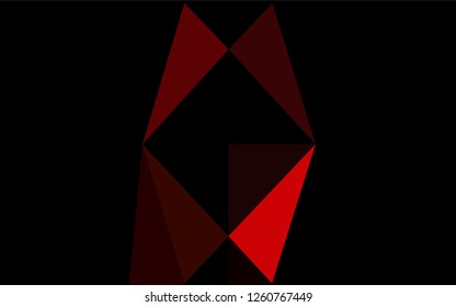 Light Red vector blurry hexagon template. An elegant bright illustration with gradient. A new texture for your design.