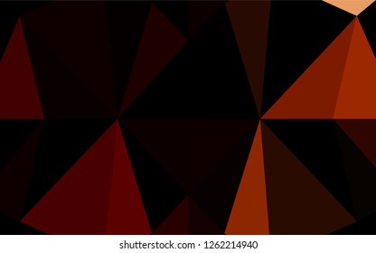 Light Red vector blurry hexagon texture. Colorful abstract illustration with gradient. The elegant pattern can be used as part of a brand book.