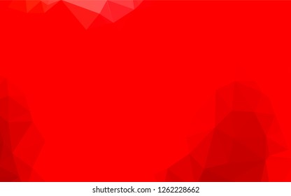 Light Red vector blurry hexagon texture. Geometric illustration in Origami style with gradient.  The elegant pattern can be used as part of a brand book.