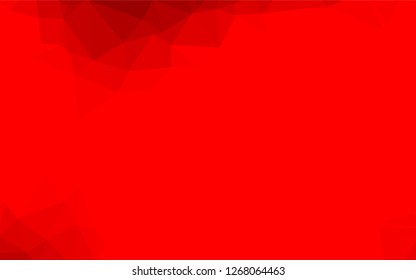Light Red vector blurry hexagon template. A sample with polygonal shapes. A completely new design for your business.