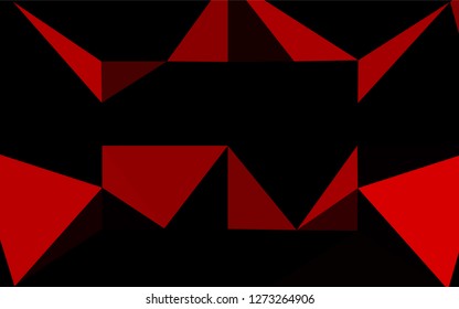 Light Red vector blurry hexagon template. Modern geometrical abstract illustration with gradient. A completely new design for your business.
