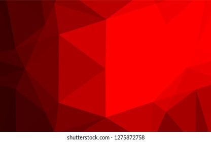Light Red vector blurry hexagon texture. Glitter abstract illustration with an elegant design. Brand new style for your business design.