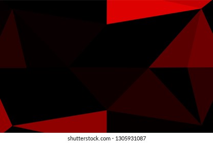 Light Red vector blurry hexagon texture. An elegant bright illustration with gradient. The best triangular design for your business.