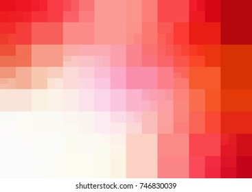 Light Red vector blurry rectangle background design. Geometric background in Origami style with gradient. 