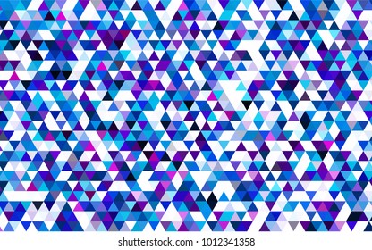 Light Red vector blurry triangle background. Glitter abstract illustration with an elegant design. The polygonal design can be used for your web site.