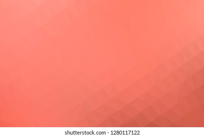 Light Red vector blurry triangle pattern. Modern geometrical abstract illustration with gradient. The best triangular design for your business.