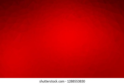 Light Red vector blurry triangle texture. Colorful illustration in abstract style with gradient. Completely new design for your business.