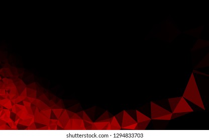 Light Red vector blurry triangle pattern. A completely new color illustration in a vague style. Elegant pattern for a brand book.