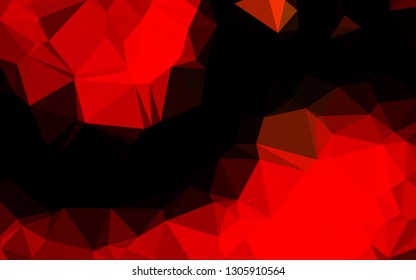 Light Red vector blurry triangle template. Shining colored illustration in a Brand new style. Brand new style for your business design.
