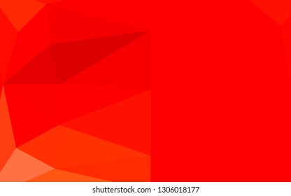 Light Red vector blurry triangle texture. A vague abstract illustration with gradient. Polygonal design for your web site.
