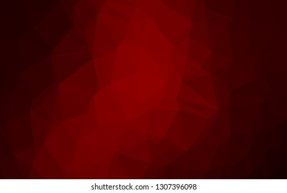 Light Red vector blurry triangle pattern. Shining colored illustration in a Brand new style. Elegant pattern for a brand book.