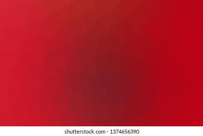 Light Red vector blurry triangle pattern. Colorful illustration in abstract style with gradient. The best triangular design for your business.