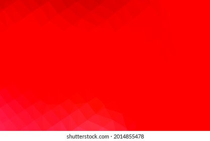 Light Red vector blurry triangle texture. Colorful illustration in Origami style with gradient.  The best triangular design for your business.