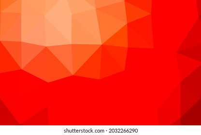 Light Red vector blurry triangle template. An elegant bright illustration with gradient. New texture for your design.