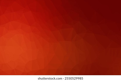 Padrão de triângulo borrado de vetor Vermelho Claro. Amostra geométrica triangular com gradiente.  Elegante padrão para um livro de marcas.