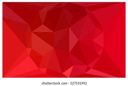 Light Red vector blurry triangle background design. Geometric background in Origami style with gradient. 