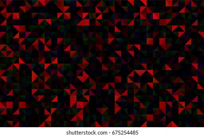 Light Red vector blurry triangle background. Brand-new colored illustration in blurry style with gradient. Triangular pattern for your business design.