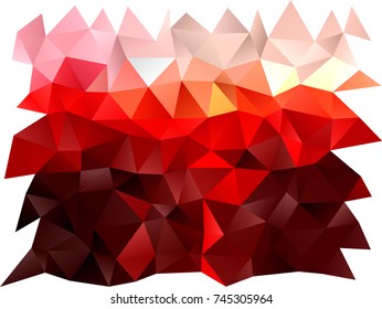 Light Red vector blurry triangle template. A completely new color illustration in a vague style. A completely new design for your business.