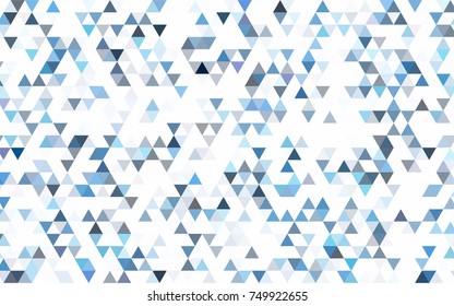 Light Red vector blurry triangle template. Triangular geometric sample with gradient.  A completely new template for your business design.