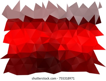 Light Red vector blurry triangle background. Glitter abstract illustration with an elegant design. The textured pattern can be used for background.