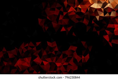 Light Red vector blurry triangle background. Modern geometrical abstract illustration with gradient. A completely new design for your business.