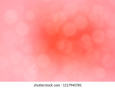 Light Red vector bokeh and colorful pattern. An elegant bright illustration with gradient. The blurred design can be used for your web site.