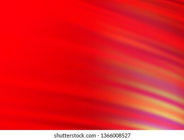 Light Red vector bokeh and colorful pattern. A completely new color illustration in a bokeh style. The best blurred design for your business.