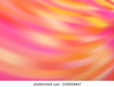 Light Red vector bokeh template. Modern geometrical abstract illustration with gradient. A completely new template for your design.