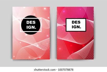 Light Red vector brochure for ui, ux design. Web interface on abstract background with colorful gradient. Pattern for ads, leaflets, labels of your business.