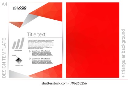 Light Red vector  brochure for ui, ux design. Web interface on abstract background with colorful gradient. Pattern for beautiful business cards, folders.