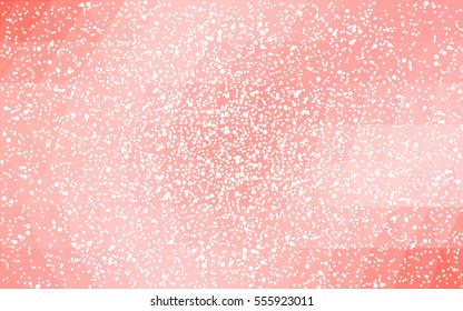 Light Red vector christmas postcard low polygon background. Illustration consisting of triangles. Abstract triangular polygonal origami or crystal design of New Year celebration.
