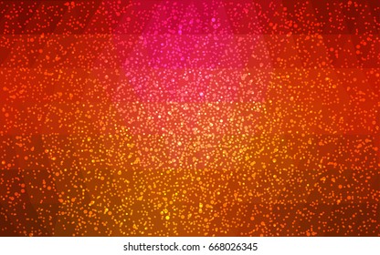 Light Red vector christmas postcard low polygon background. Illustration consisting of triangles. Abstract triangular polygonal origami or crystal design of New Year celebration.