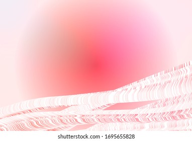 Fondo abstracto de color vectorial rojo claro. Una elegante ilustración brillante con gradiente. Nuevo diseño para su negocio.