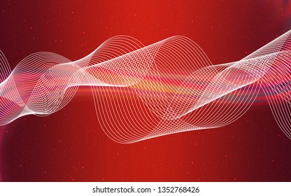 Light Red vector colorful blur backdrop. Creative illustration in halftone style with gradient. Smart design for your work.
