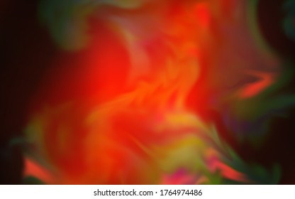 Fondo difuso colorido del vector rojo claro. Ilustración creativa en estilo de semitono con gradiente. Fondo para un teléfono móvil.