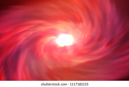Light Red vector cover with astronomical stars. Modern abstract illustration with Big Dipper stars. Template for cosmic backgrounds.