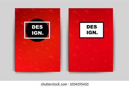 Light Red vector cover for Envelopes. Blurred decorative design in abstract style with textbox. New design for a poster, banner of your website.