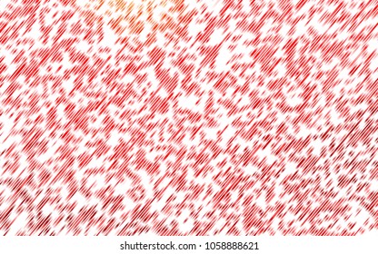Light Red vector cover with long lines. Blurred decorative design in simple style with lines. The pattern can be used for busines ad, booklets, leaflets