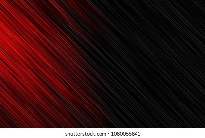 Light Red vector cover with long lines. Decorative shining illustration with lines on abstract template. Smart design for your business advert.