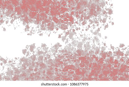 Light Red vector cover with long lines. Decorative shining illustration with lines on abstract template. Smart design for your business advert.