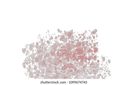 Light Red vector cover with long lines. Lines on blurred abstract background with gradient. The pattern can be used for websites.