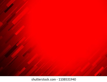 Light Red vector cover with long lines. Shining colored illustration with narrow lines. The pattern can be used as ads, poster, banner for commercial.