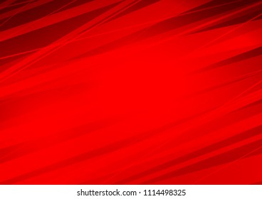 Light Red vector cover with long lines. Shining colored illustration with narrow lines. The pattern can be used for websites.