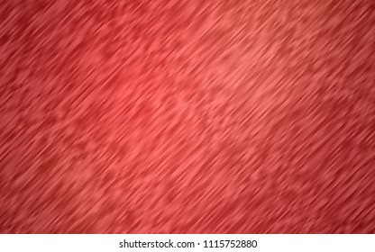 Light Red vector cover with long lines. Blurred decorative design in simple style with lines. Smart design for your business advert.