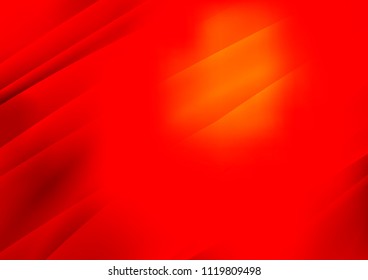 Light Red vector cover with long lines. Decorative shining illustration with lines on abstract template. The template can be used as a background.