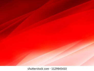 Light Red vector cover with long lines. Blurred decorative design in simple style with lines. Best design for your ad, poster, banner.