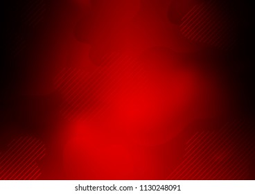 Light Red vector cover with long lines. Modern geometrical abstract illustration with staves. The pattern can be used for busines ad, booklets, leaflets