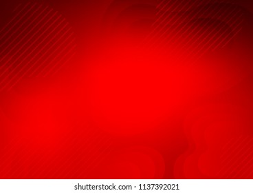 Light Red vector cover with long lines. Decorative shining illustration with lines on abstract template. The pattern can be used for websites.
