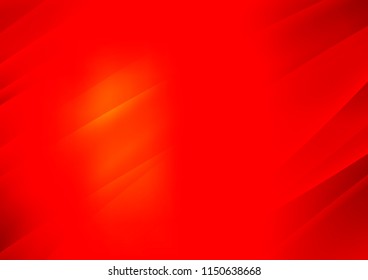 Light Red vector cover with long lines. Lines on blurred abstract background with gradient. The pattern can be used for websites.